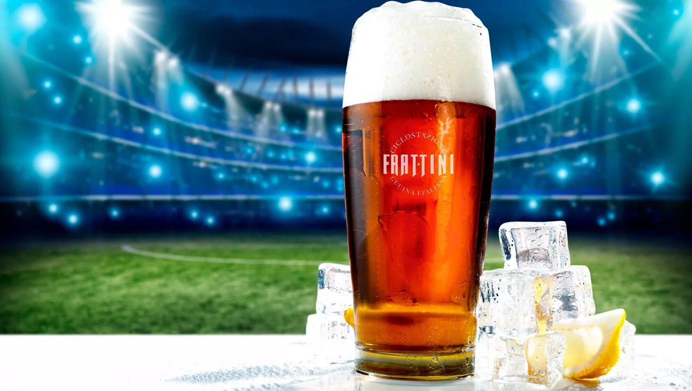 Ciclostazione Frattini - Maxischermo partite birra