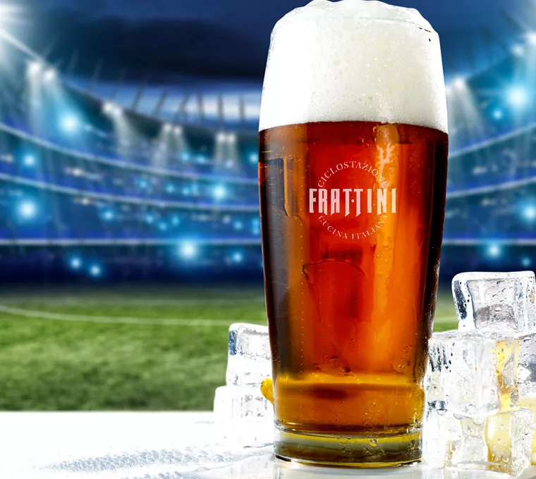 Ciclostazione Frattini - Maxischermo partite calcio