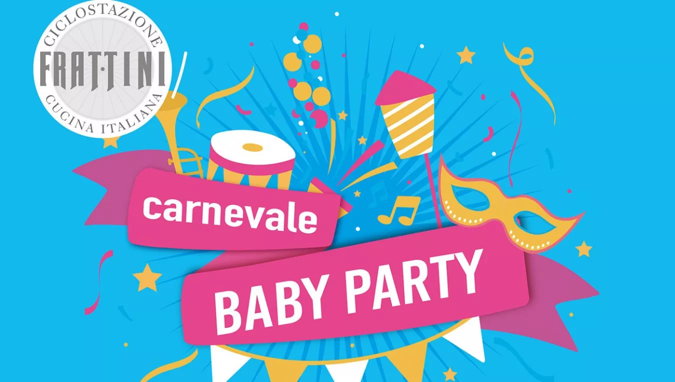Ciclostazione Frattini - Locandina evento carnevale
