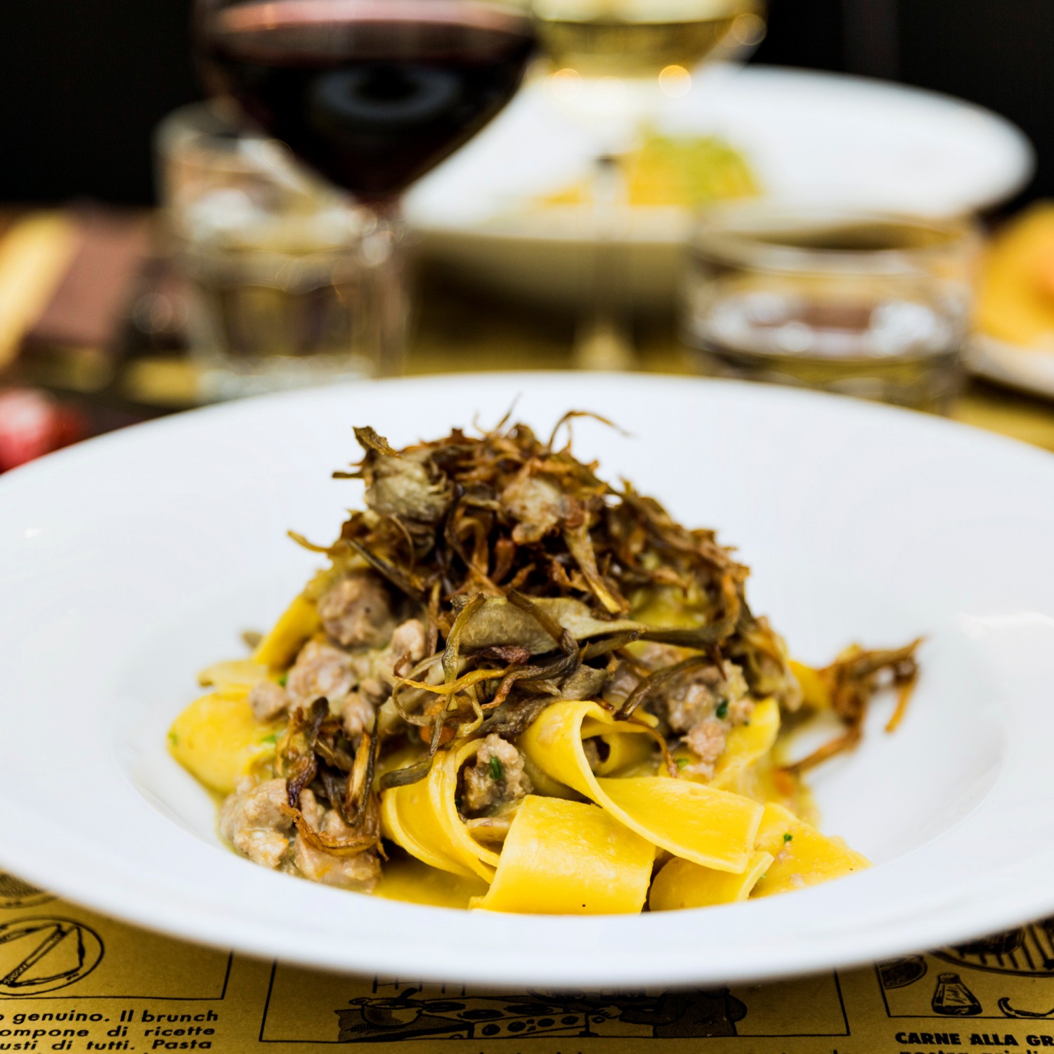 tagliatelle ai carciofi
