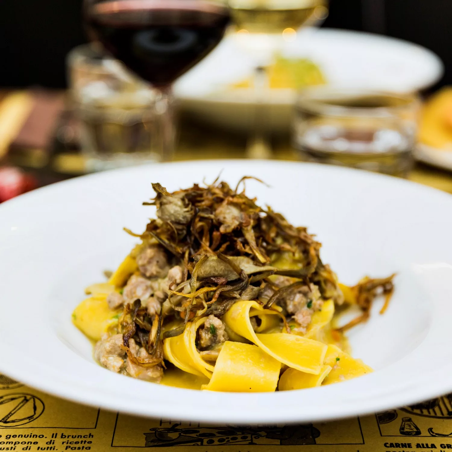 tagliatelle ai carciofi
